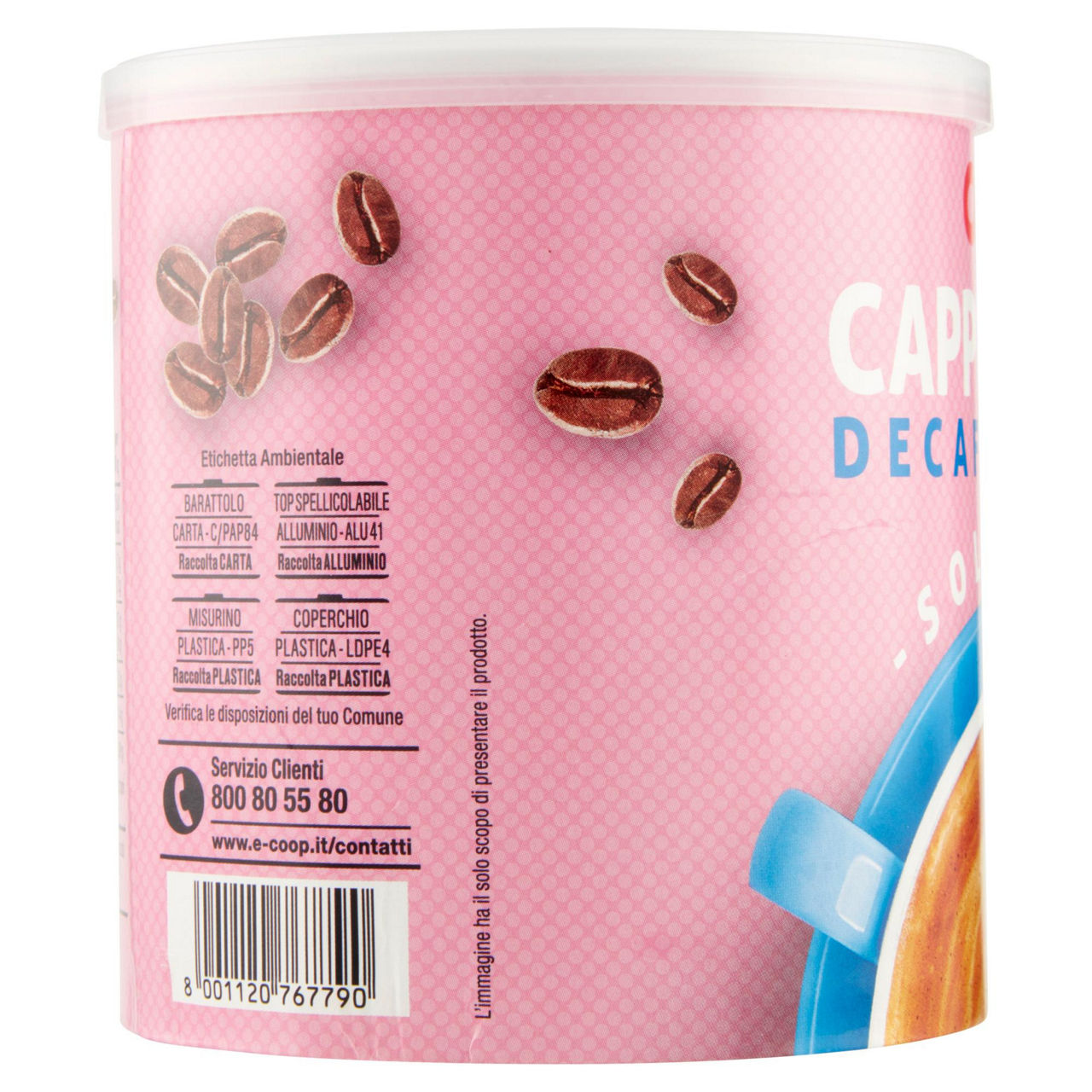 Preparato solubile per cappuccino decaffeinato 225 gr - Immagine 21