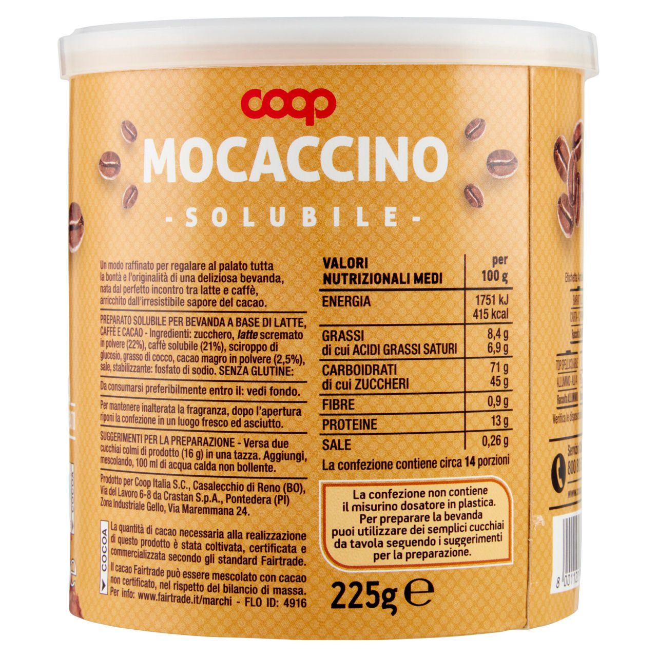 Preparato solubile per mocaccino 225 gr - Immagine 21