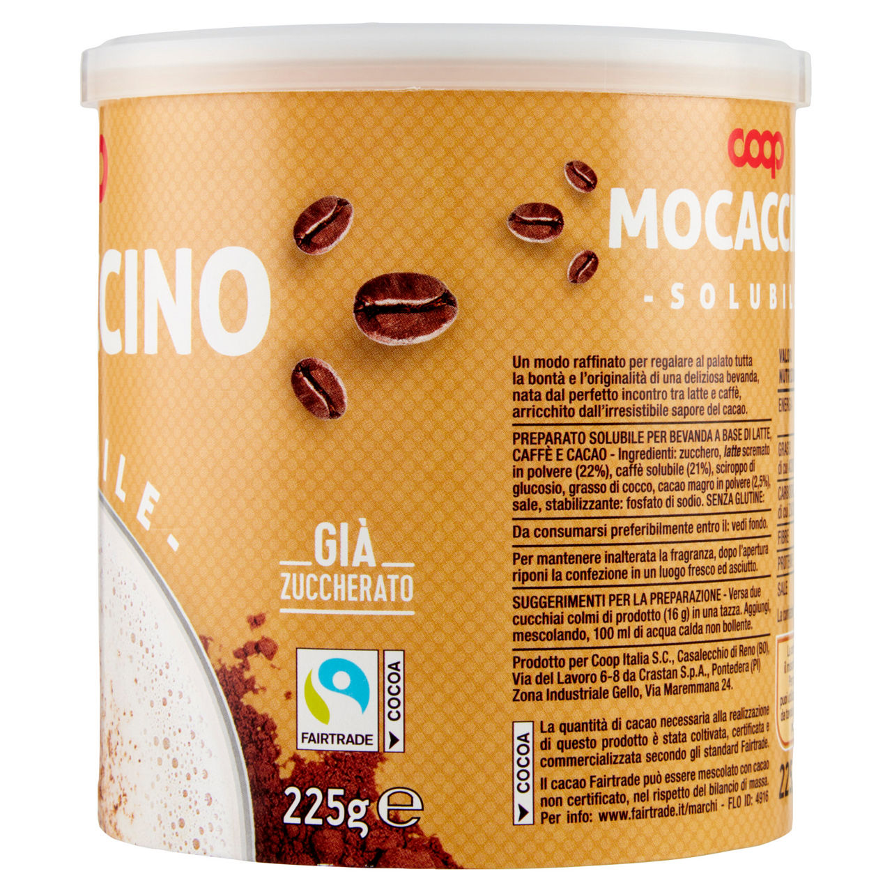 Preparato solubile per mocaccino 225 gr - Immagine 11