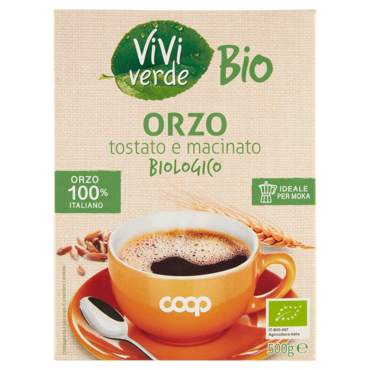 Orzo tostato e macinato bio 500 gr
