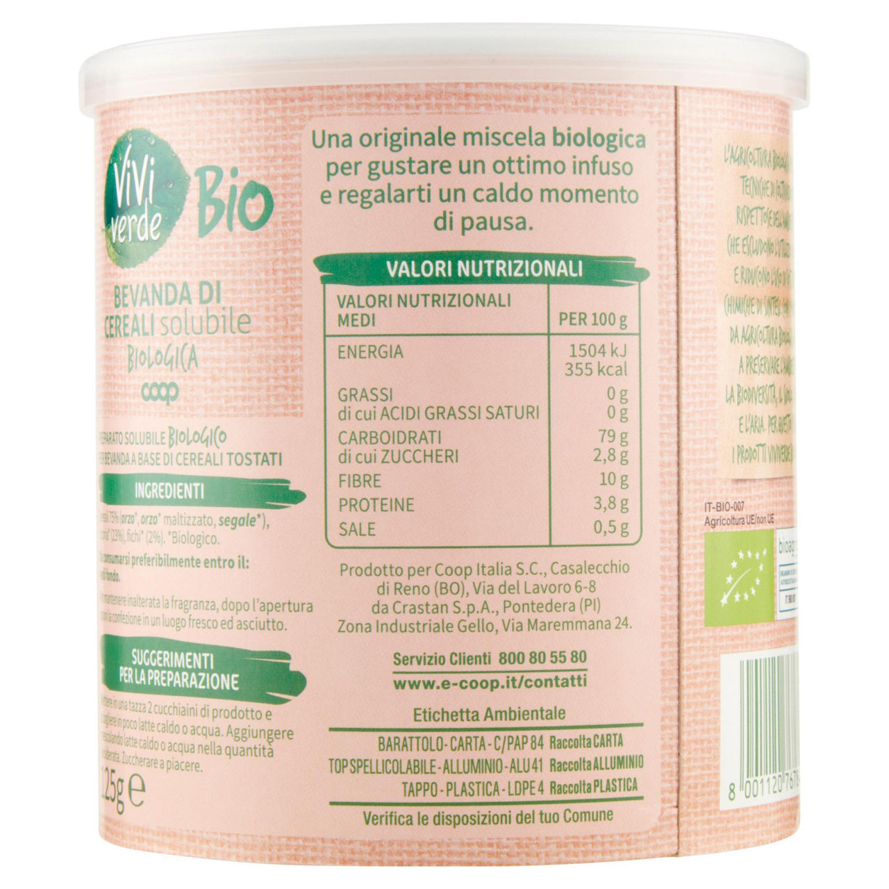 Preparato solubile ai cereali bio 125 gr - Immagine 31
