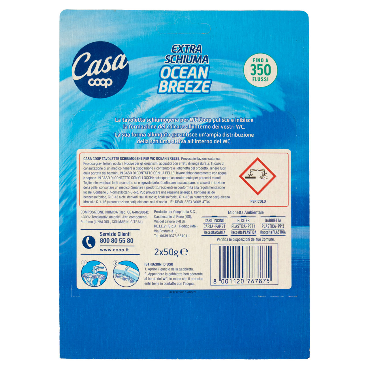 Tavolette schiumogene per WC ocean breeze 50 gr x 2 pz - Immagine 31