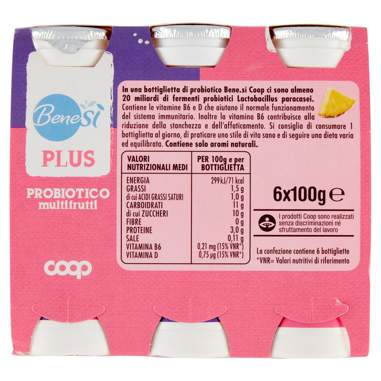 Probiotico da bere multifrutti 6 pz da 100 gr - Immagine 11
