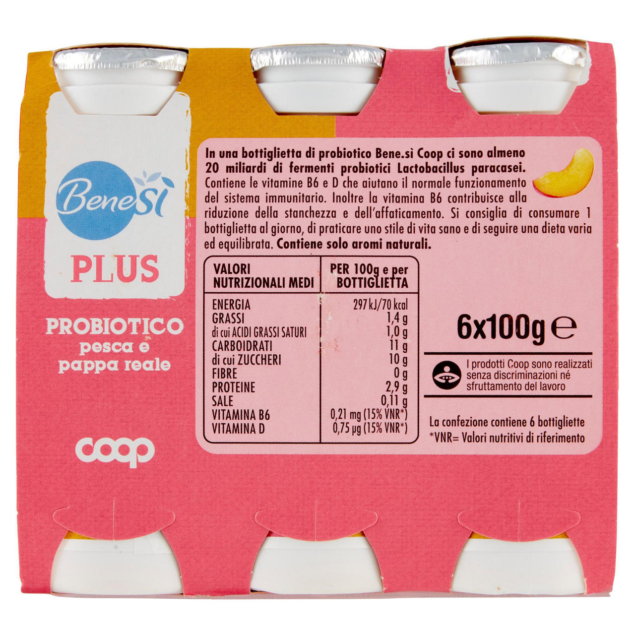 Probiotico da bere alla pesca e pappa reale 6 pz da 100 gr - Immagine 41