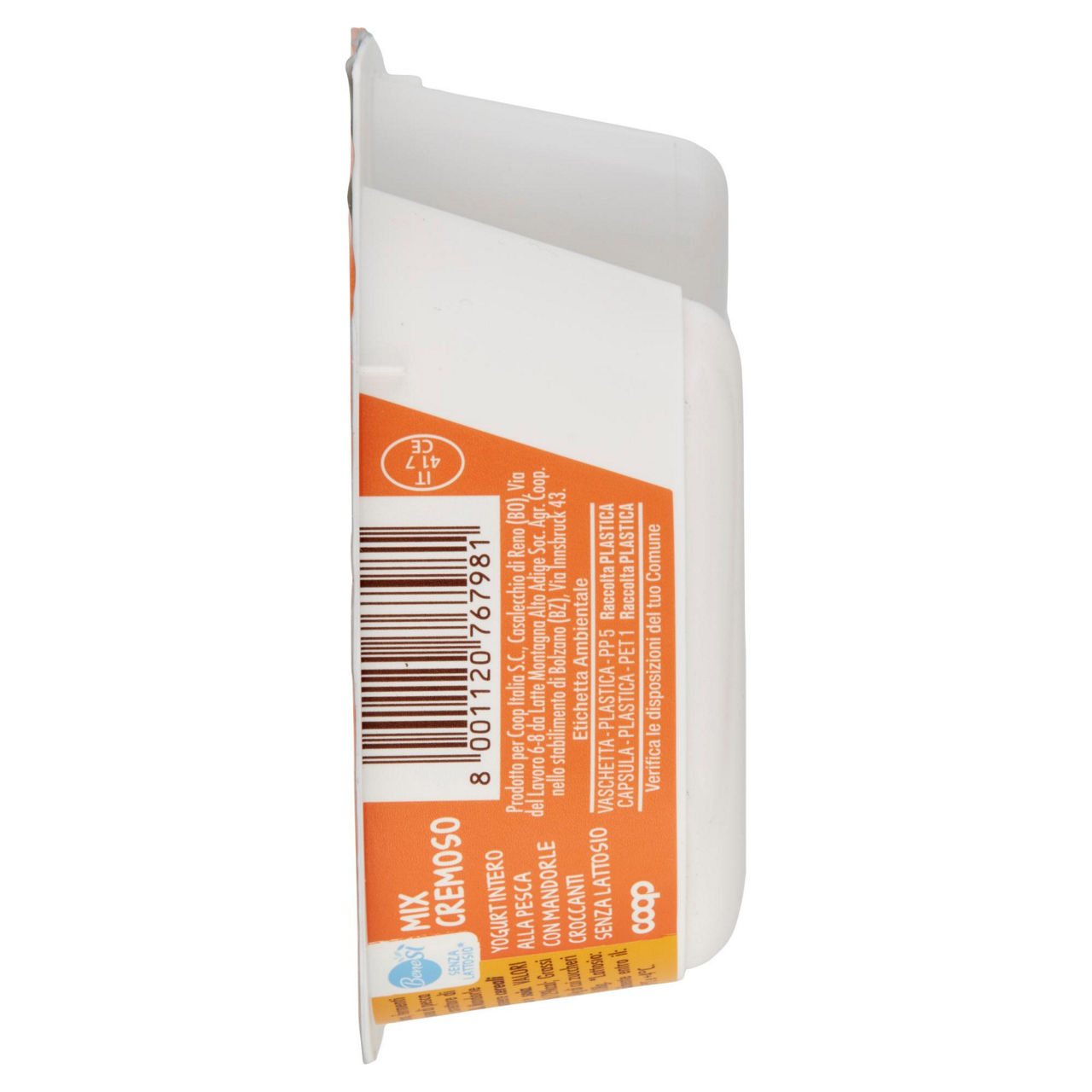Yogurt intero alla pesca con mandorle croccanti 150 gr - Immagine 61