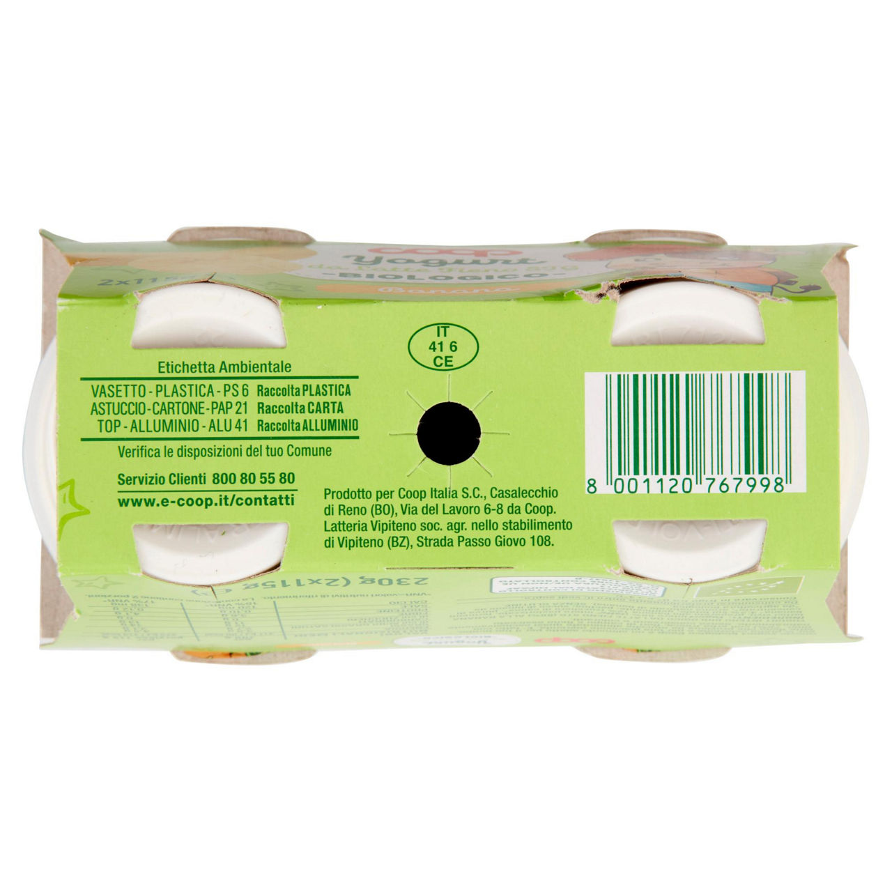 Yogurt da Latte Fieno bio alla banana 2 pz da 115 gr - Immagine 21