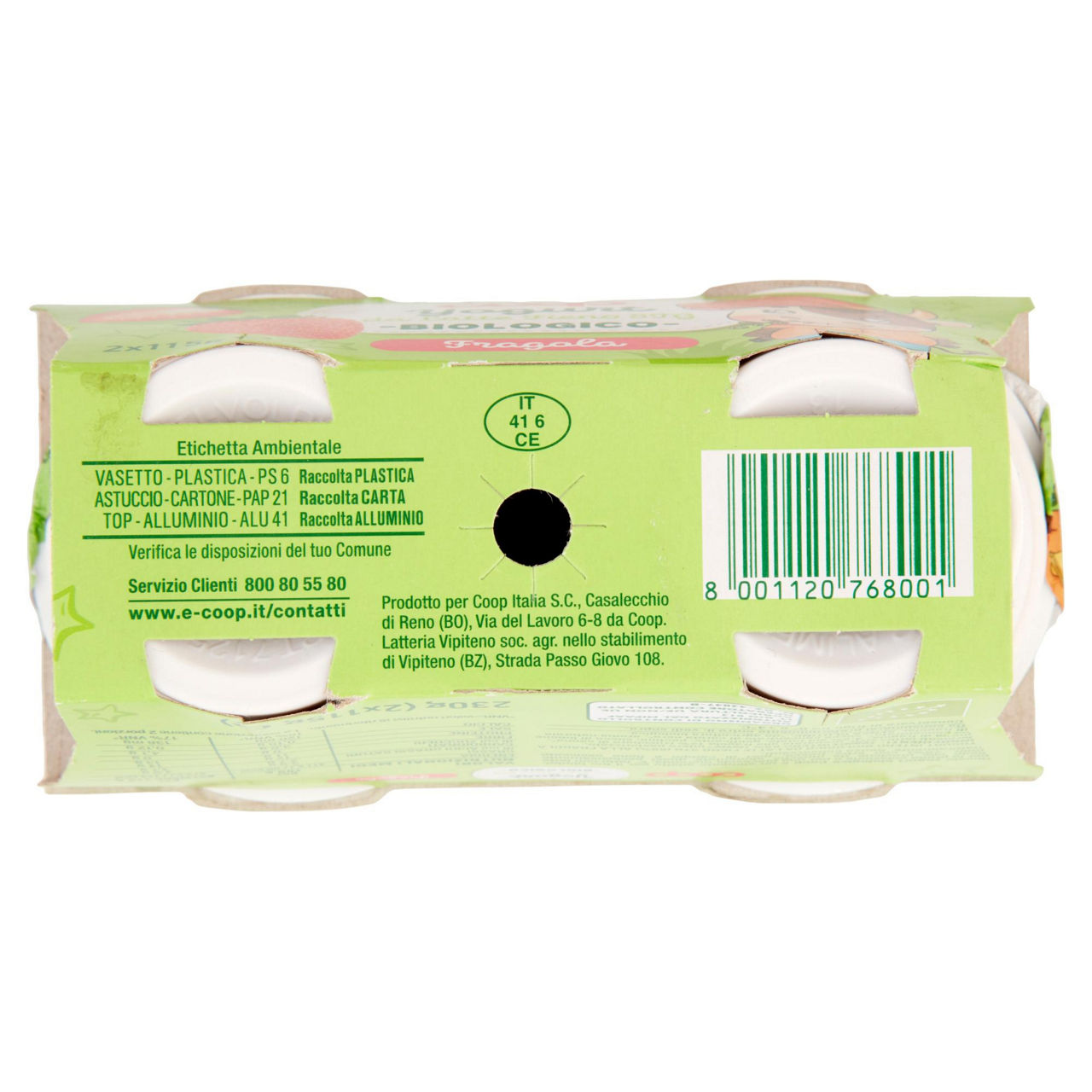 Yogurt da Latte Fieno bio alla fragola 2 pz da 115 gr - Immagine 41