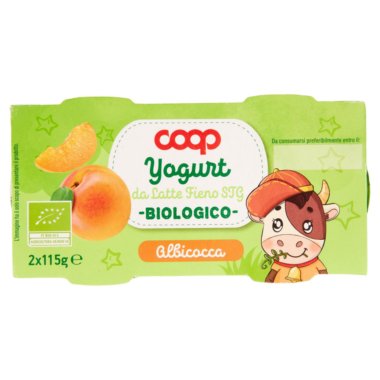 Yogurt intero bio da Latte Fieno all'albicocca 2 pz da 115 gr - Immagine 61