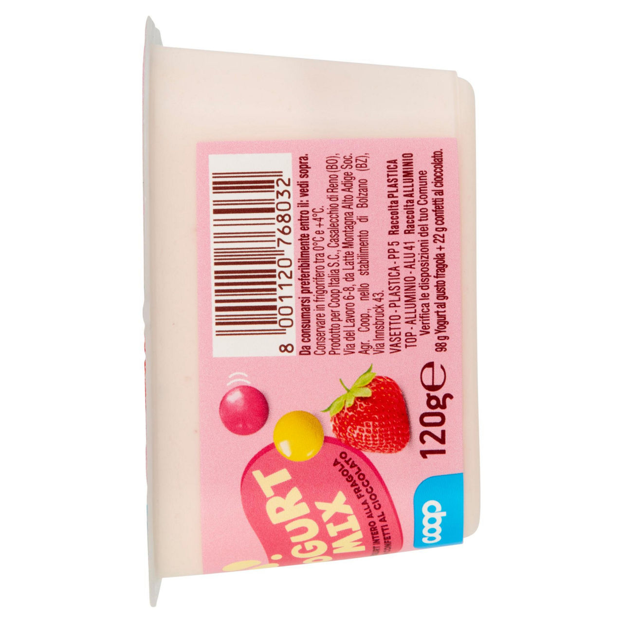 Yogurt intero alla fragola con confetti al cioccolato 120 gr - Immagine 31