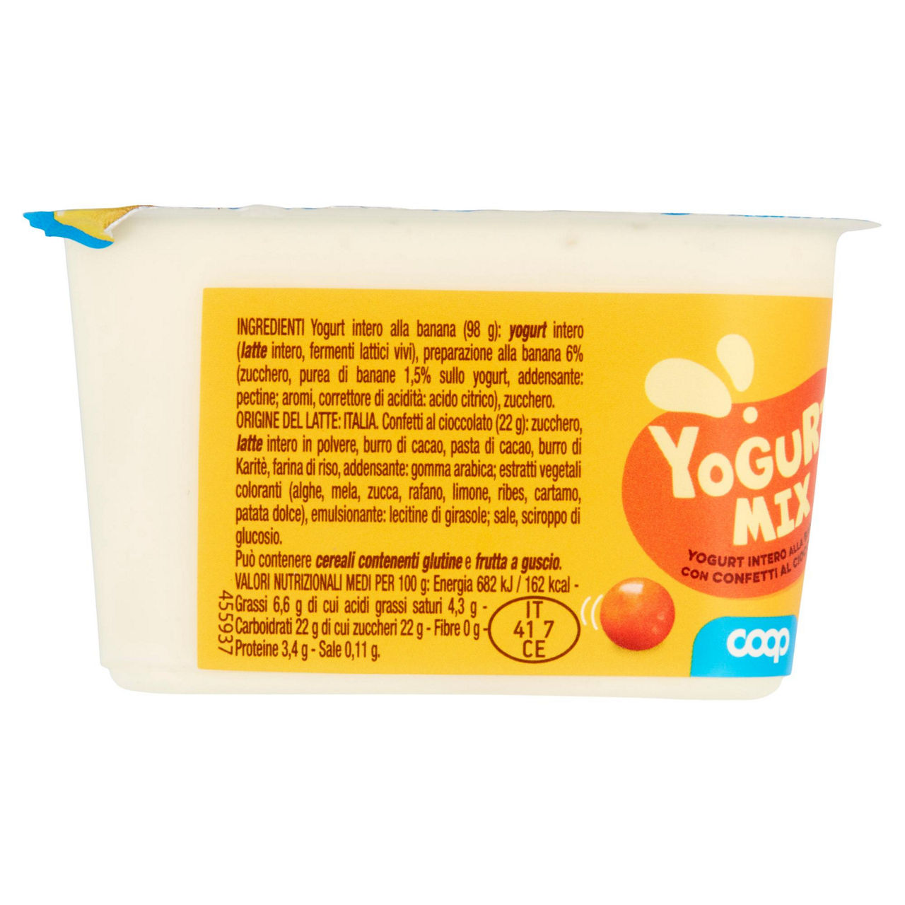 Yogurt intero alla banana con confetti al cioccolato 120 gr - Immagine 51