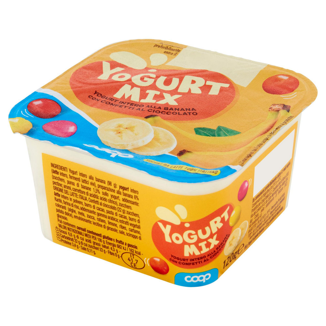 Yogurt intero alla banana con confetti al cioccolato 120 gr - Immagine 11