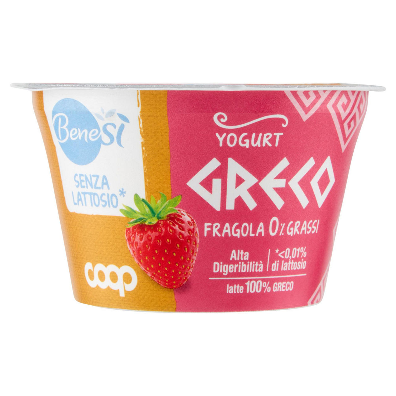 Yogurt Greco alla fragola zero grassi 150 gr - Immagine 01