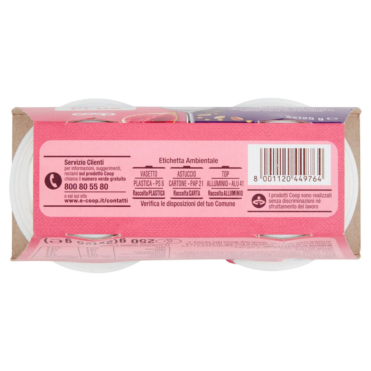 Yogurt probiotico fico e semi 2 pz da 125 gr - Immagine 51