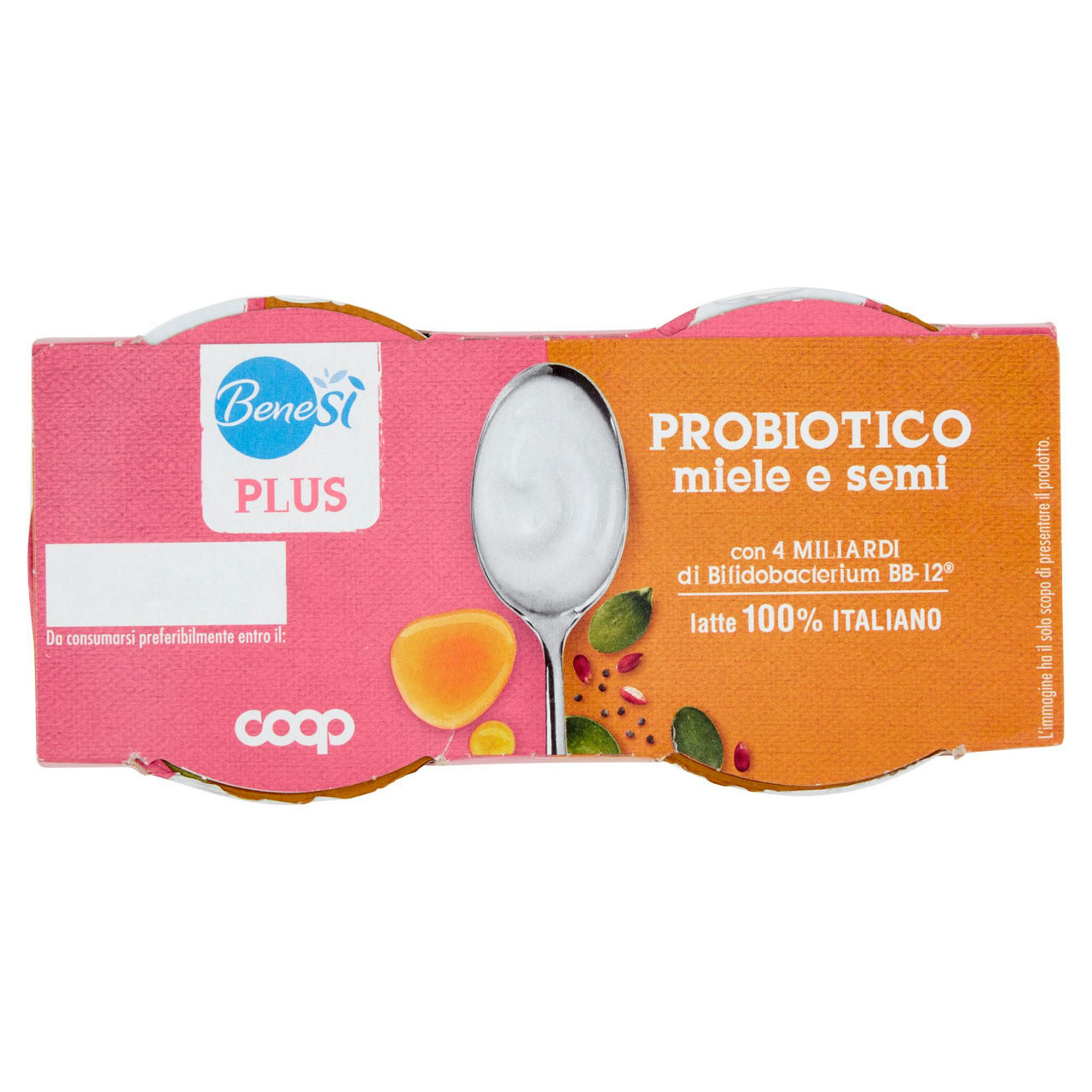 Yogurt probiotico con miele e semi 2 pz da 125 gr - Immagine 51