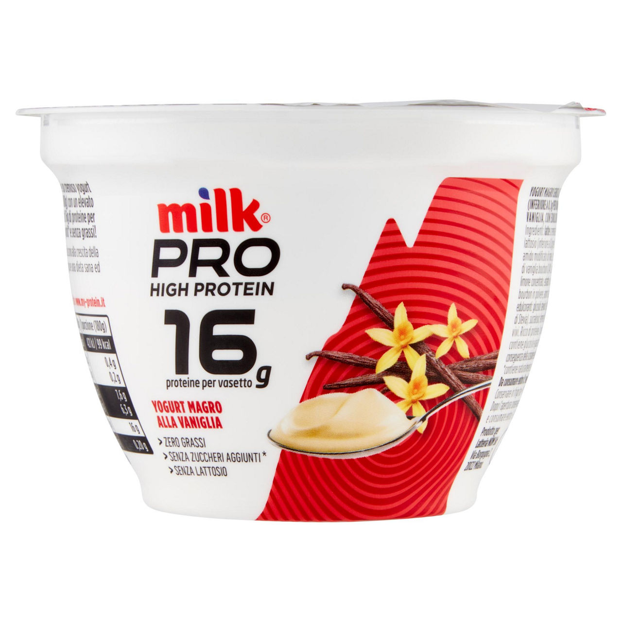 Yogurt magro proteico alla vaniglia 180 gr - Immagine 01