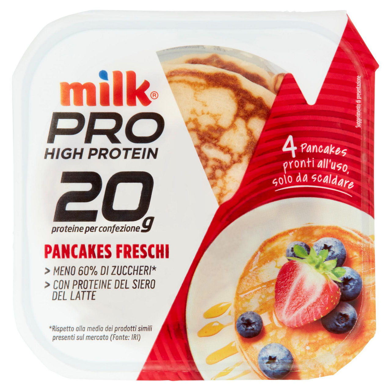 Pancakes proteici 4 pz 160 gr
