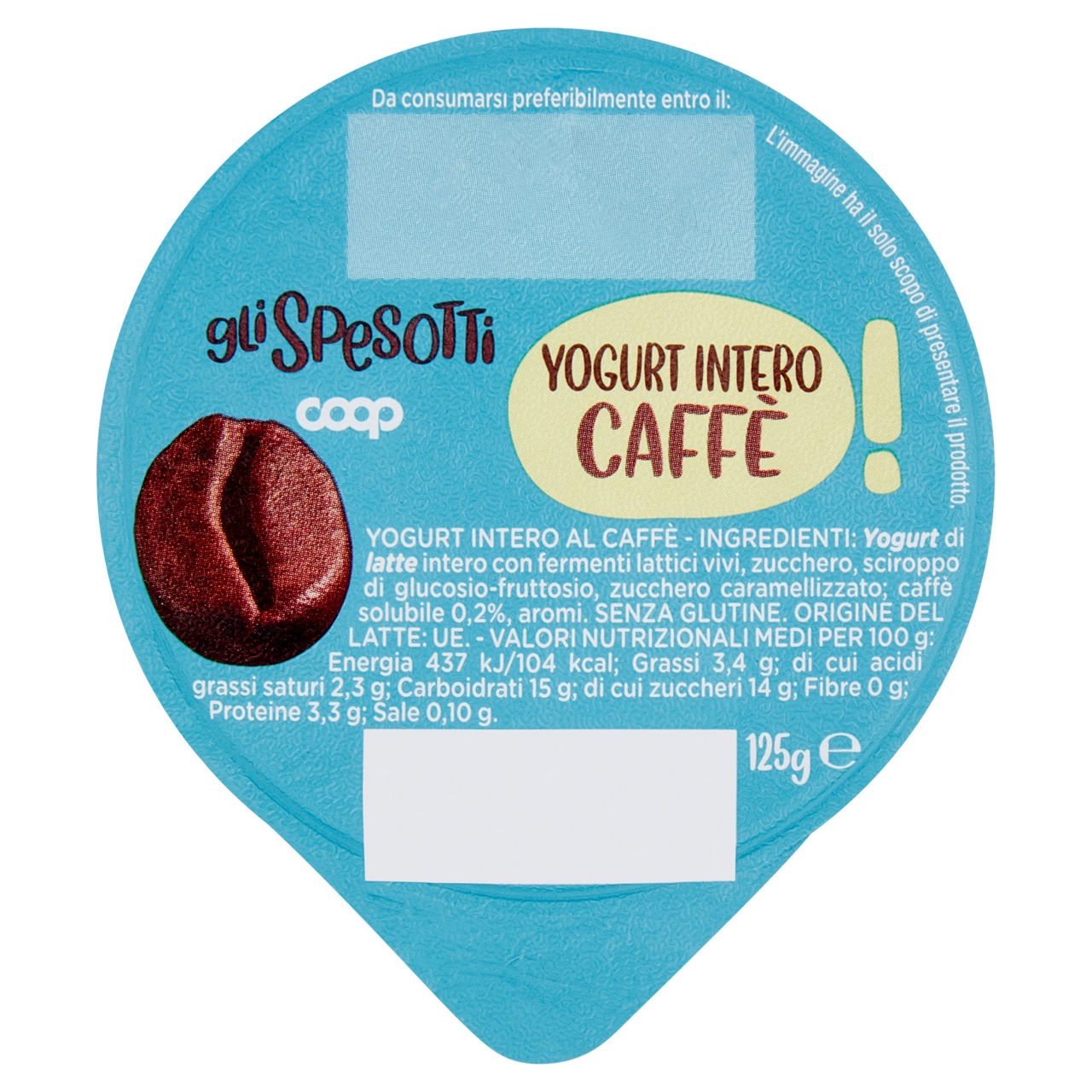 Yogurt intero al caffè 125 gr - Immagine 01