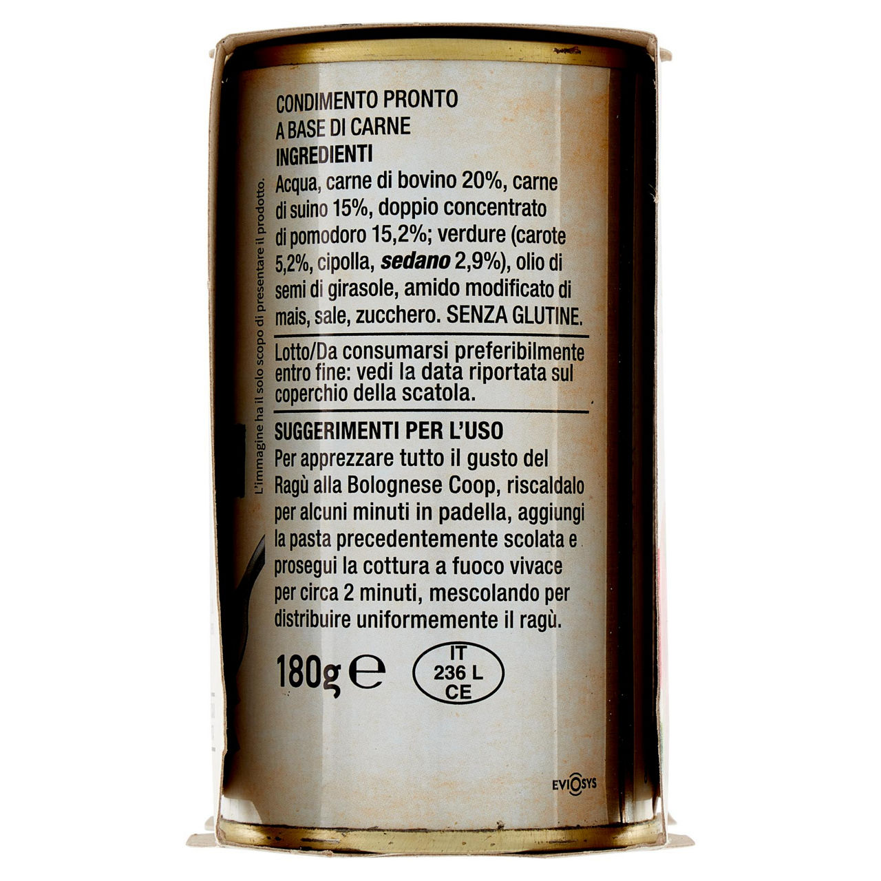 Ragu' alla bolognese coop g180x2 - Immagine 21