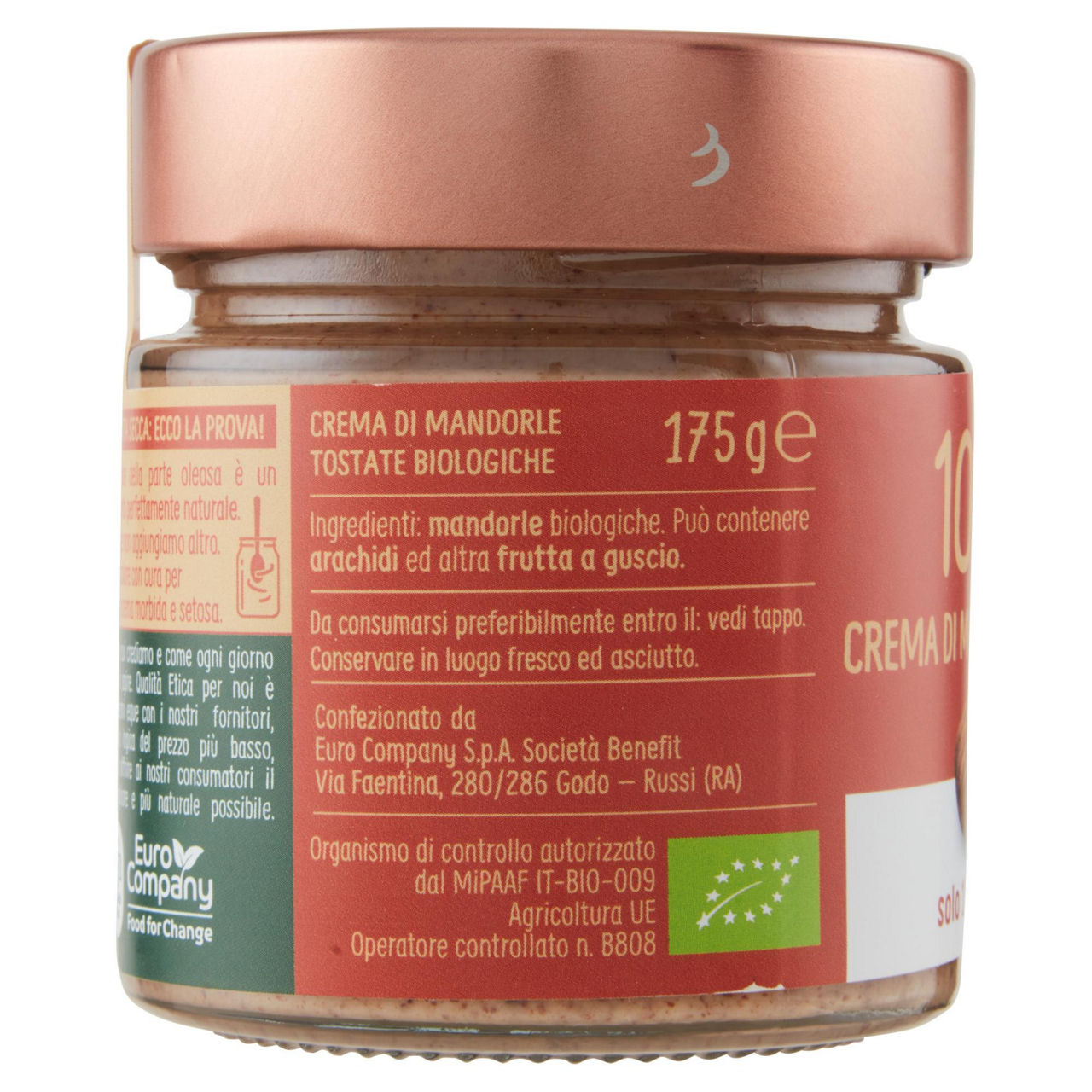 Crema spalmabile bio alle mandorle tostate 175 gr - Immagine 41
