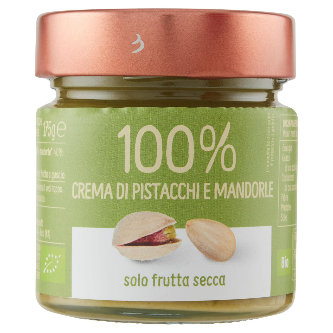 Crema spalmabile bio al pistacchio 175 gr - Immagine 01