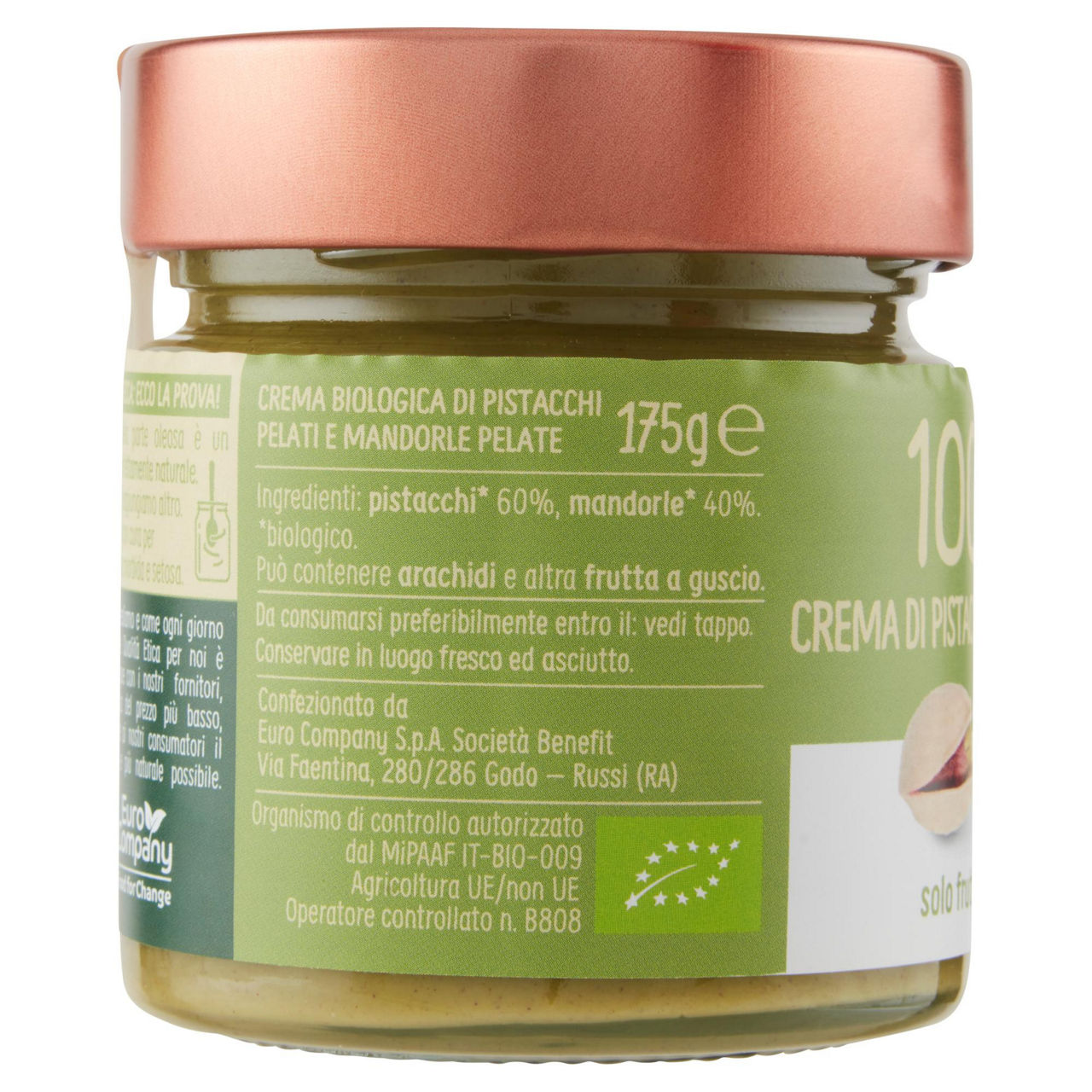 Crema spalmabile bio al pistacchio 175 gr - Immagine 11