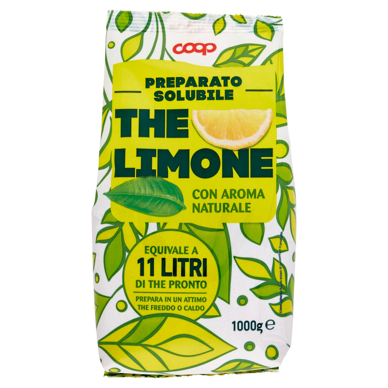 Preparato solubile per the al limone coop busta kg 1