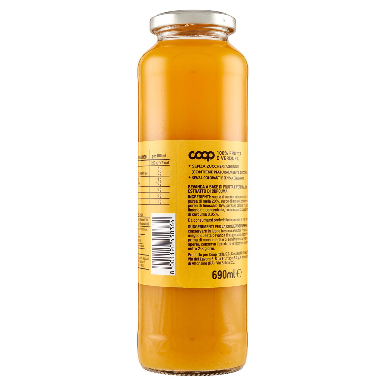 Succo di frutta e verdura fru swing giallo 690 ml - Immagine 51
