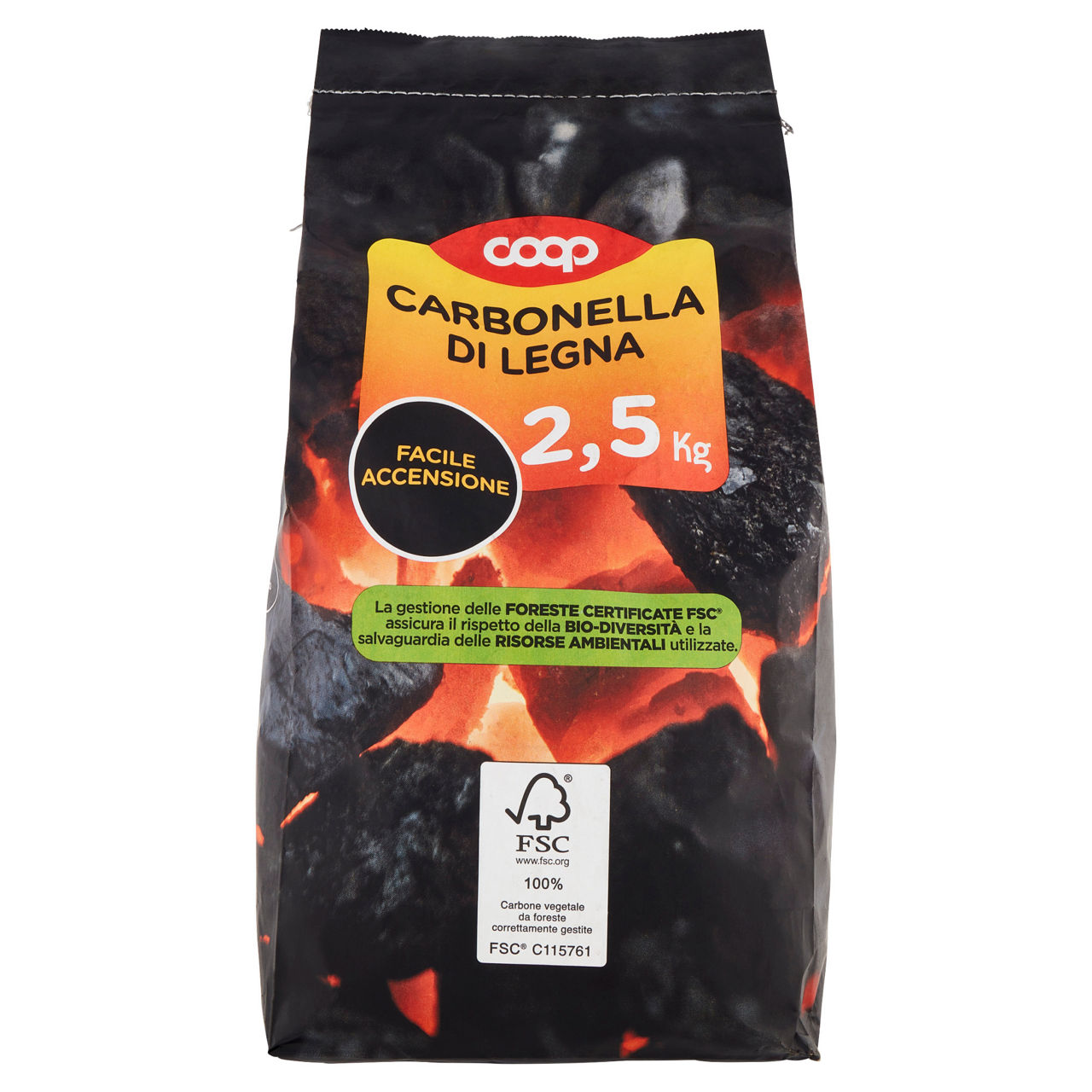 Carbonella di legna 2,5 kg