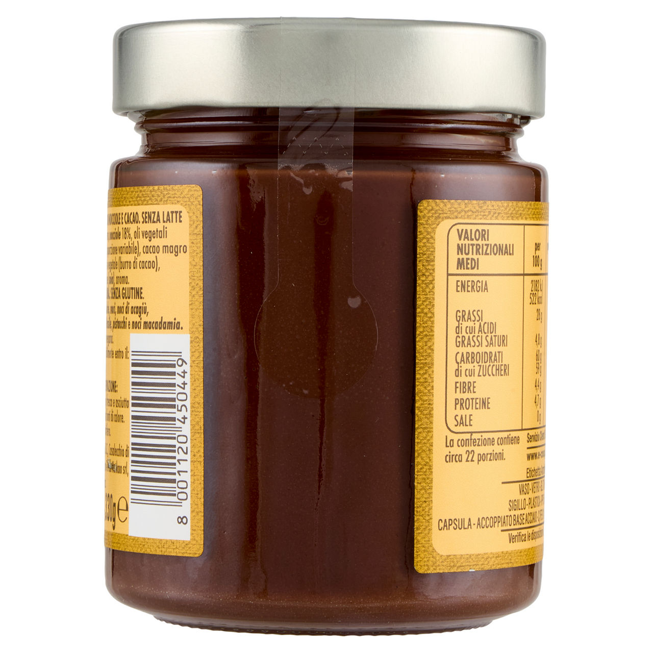 Crema spalmabile con nocciole e cacao senza latte bene.si coop vaso g 330 - Immagine 21