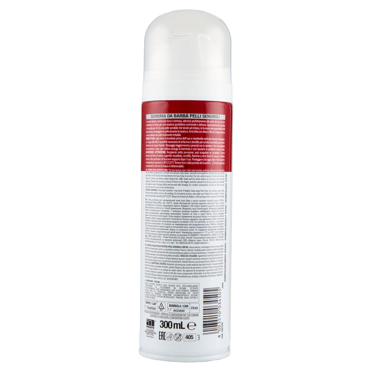 Schiuma da barba pelli sensibili 300 ml - Immagine 51