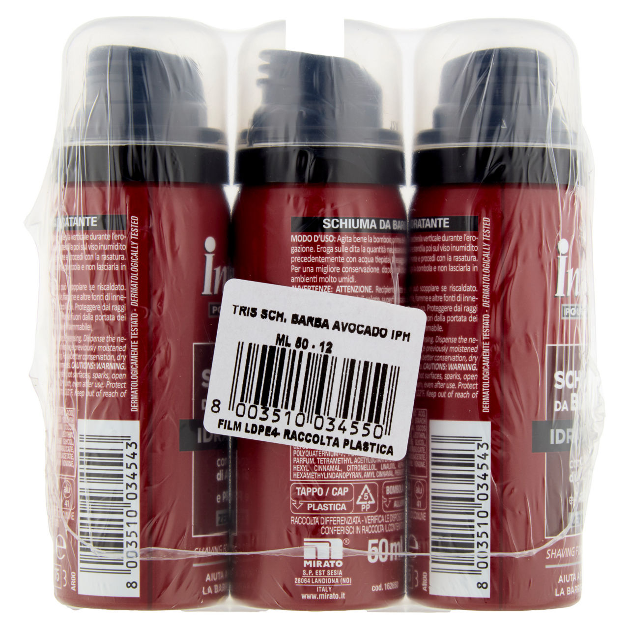 Schiuma da barba idratante set da viaggio 3 pz x 50 ml - Immagine 41