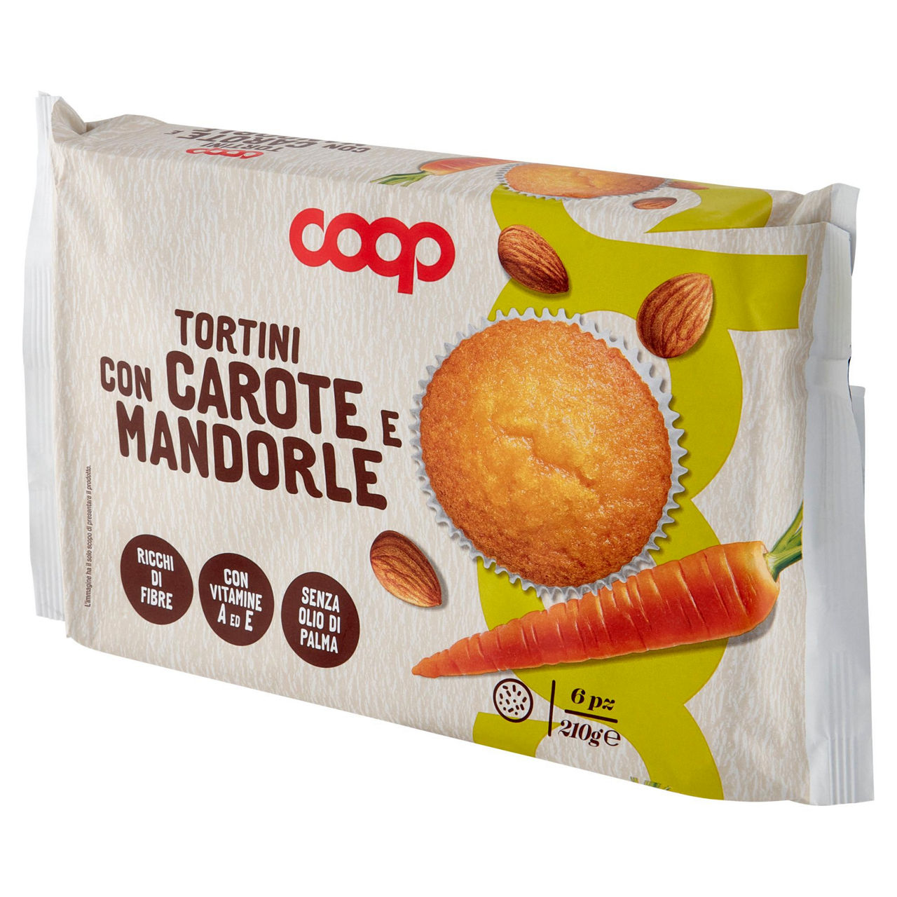 Tortini con carote e mandorle 6 pz 210 gr - Immagine 31