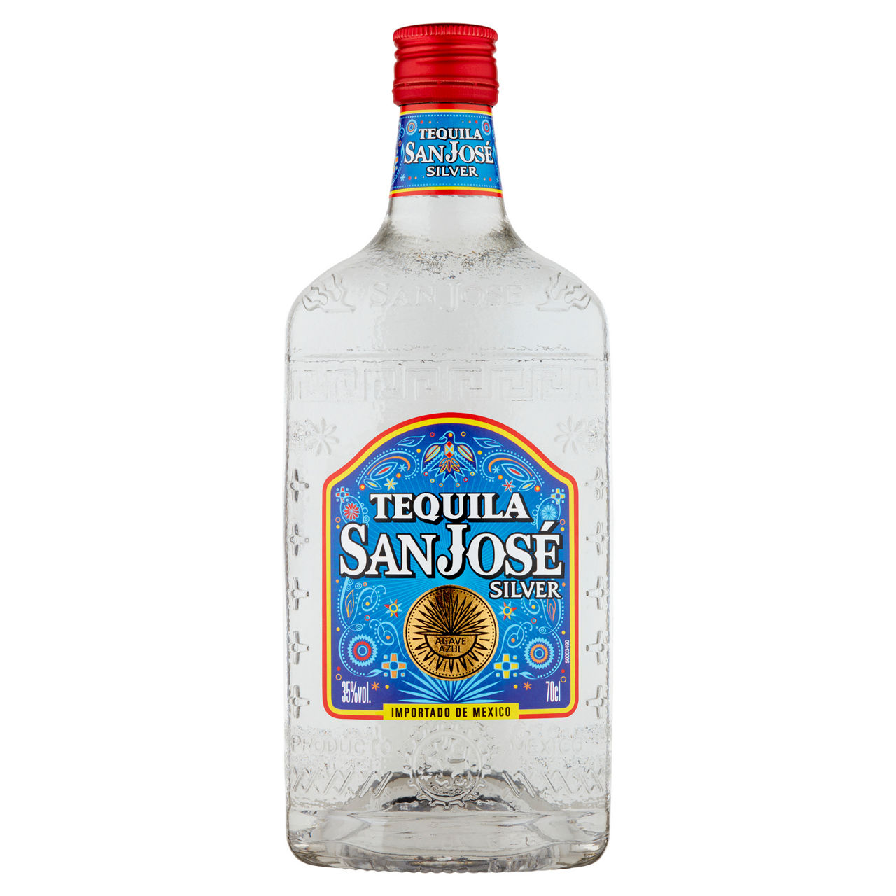 Tequila silver 35 gradi san jose bottiglia ml 700