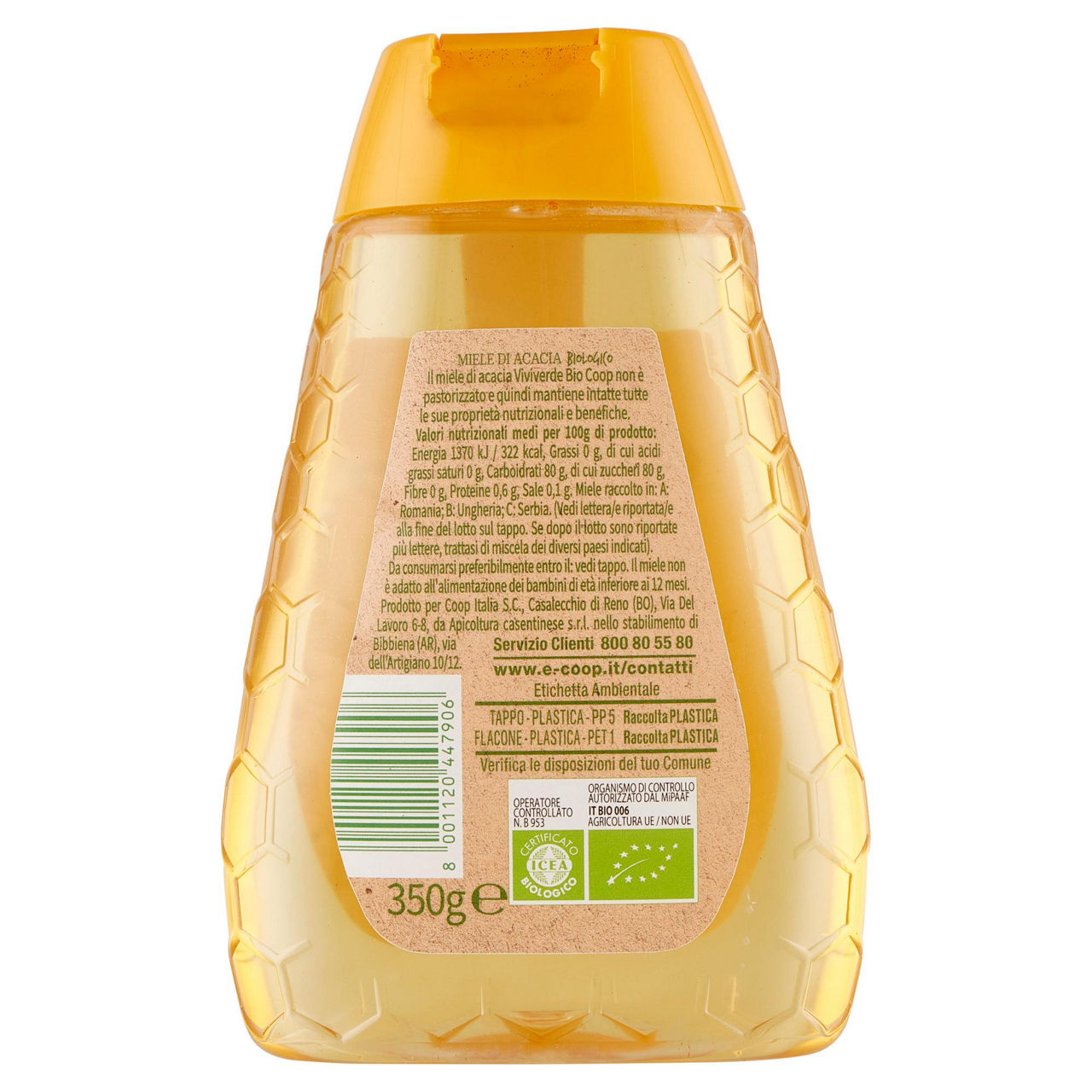 Miele di acacia bio 350 gr - Immagine 121