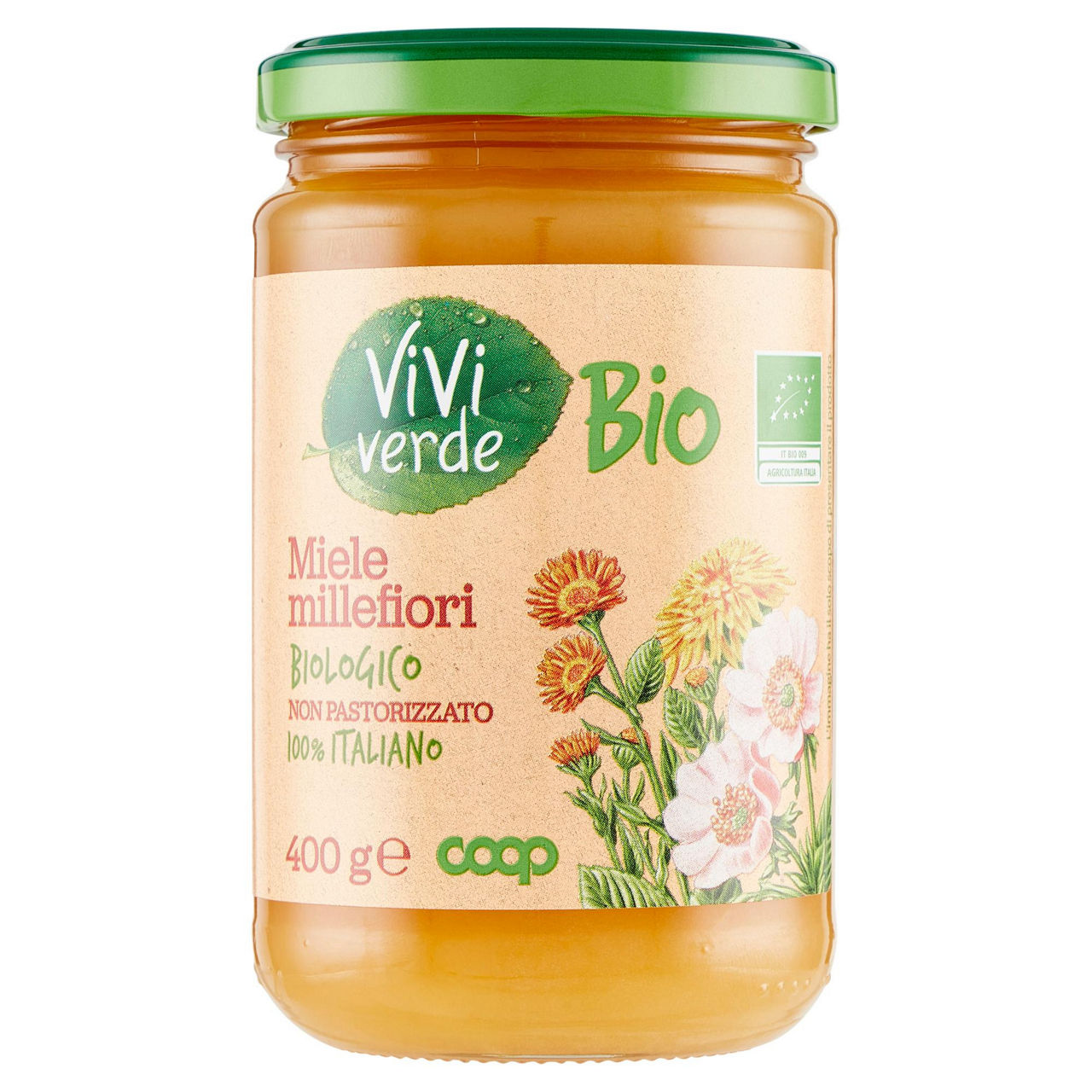 Miele millefiori bio 400 gr - Immagine 01