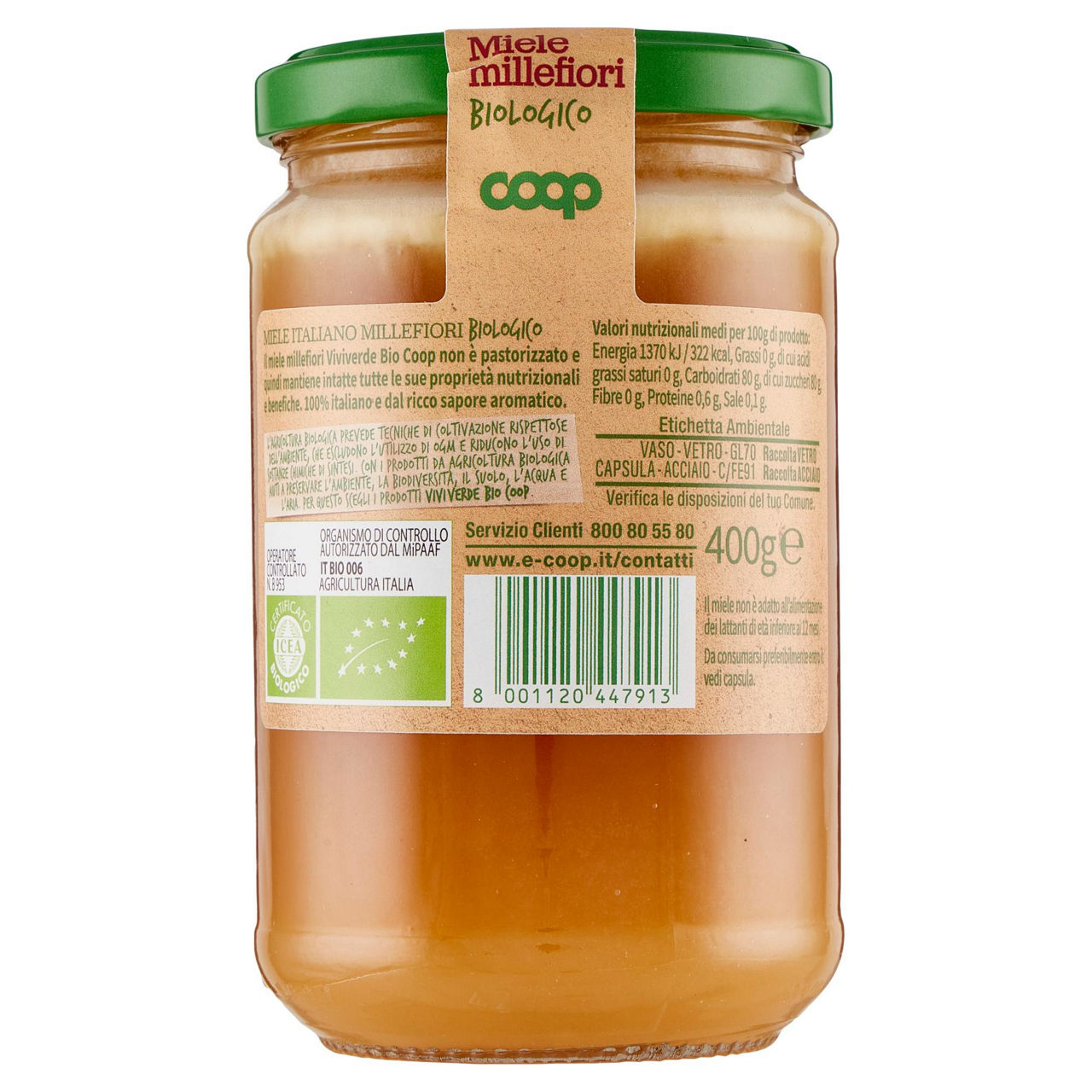 Miele millefiori bio 400 gr - Immagine 61