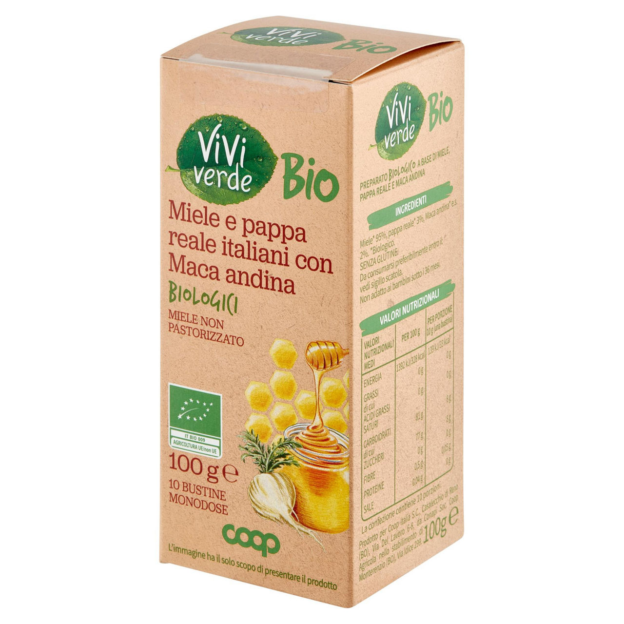 Miele italiano con pappa reale italiana bio 10 pz 100 gr - Immagine 31