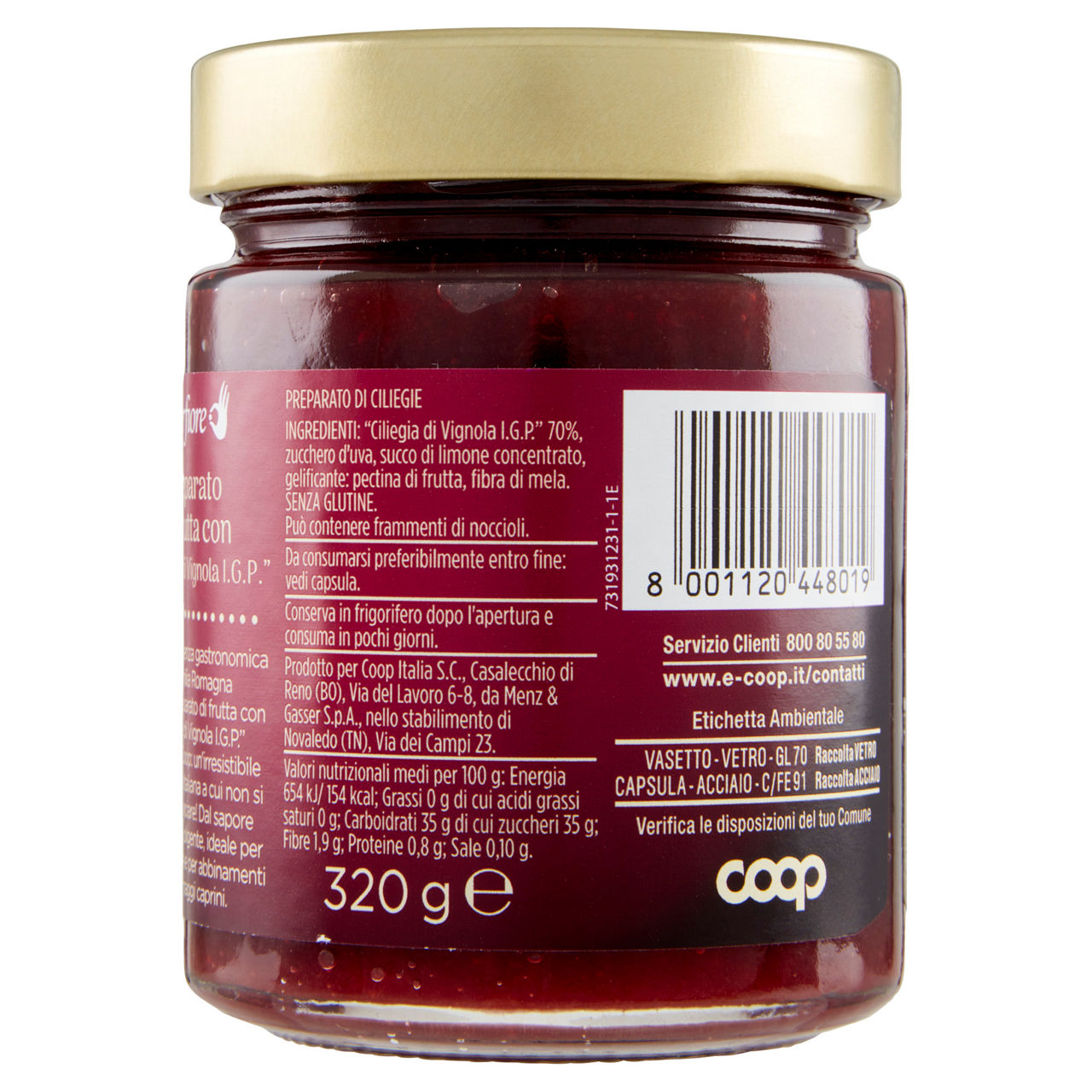 Preparato di frutta con Ciliegia di Vignola IGP 320 gr - Immagine 21