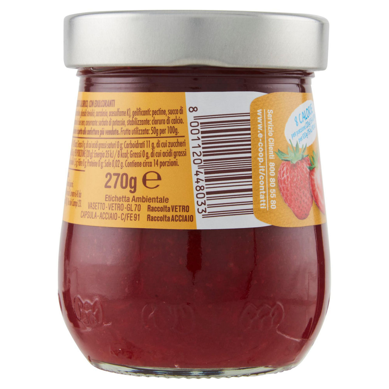 Confettura di fragole light senza zuccheri aggiunti 270 gr - Immagine 21