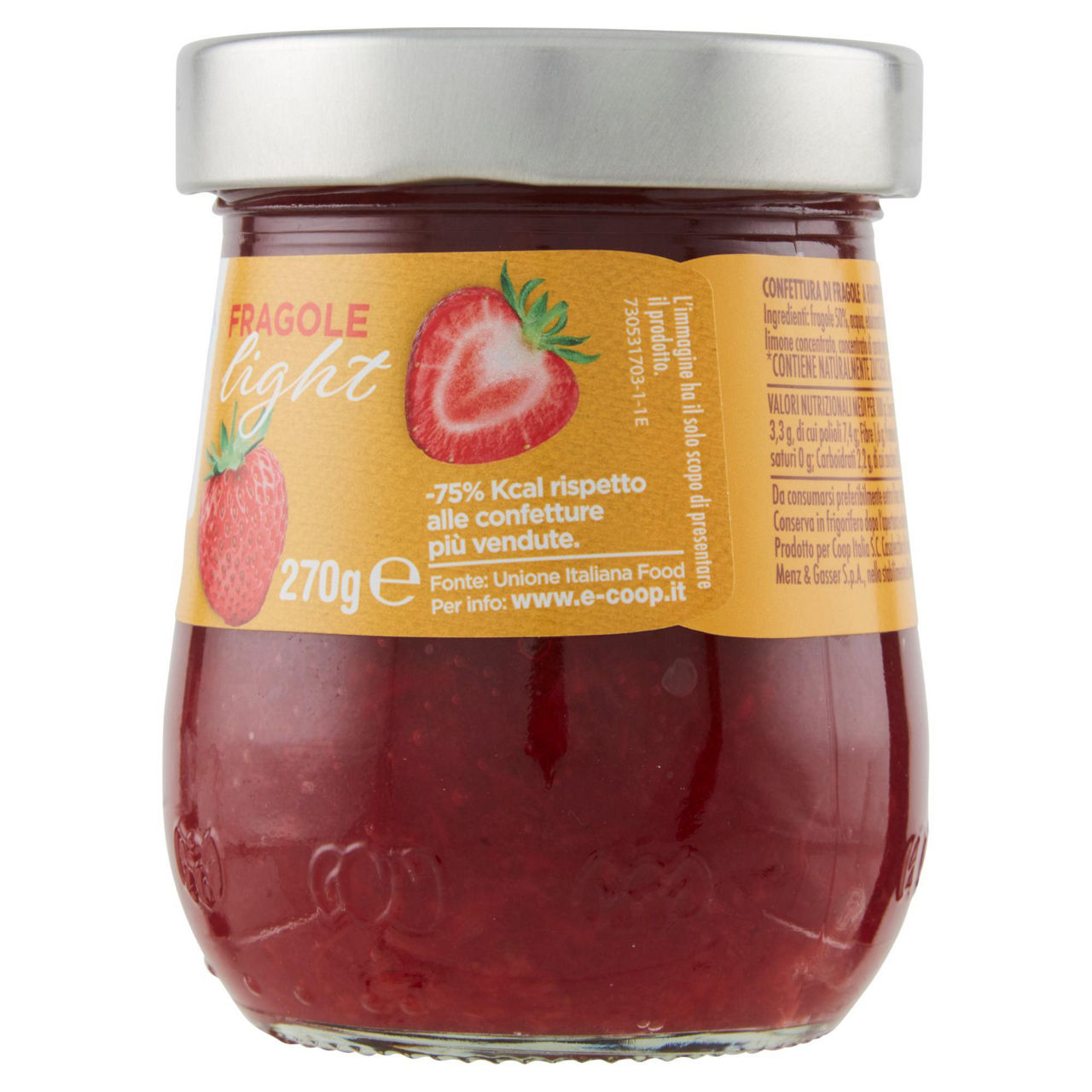 Confettura di fragole light senza zuccheri aggiunti 270 gr - Immagine 11
