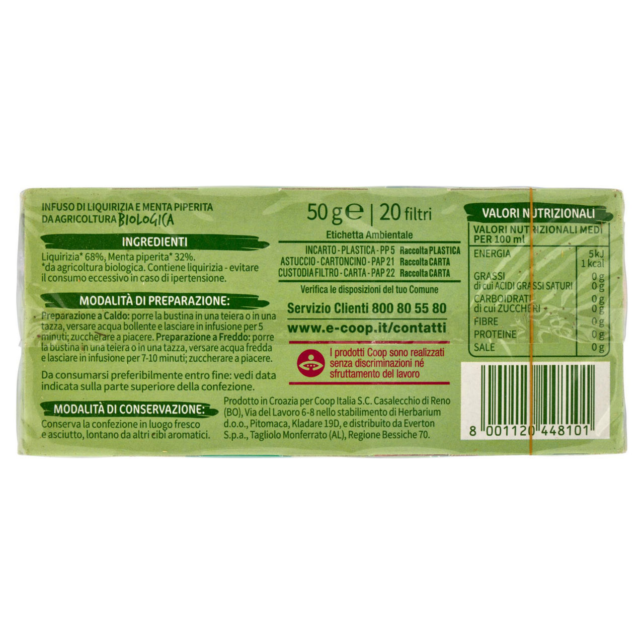 Infuso liquirizia e menta piperita bio 20 filtri - Immagine 41