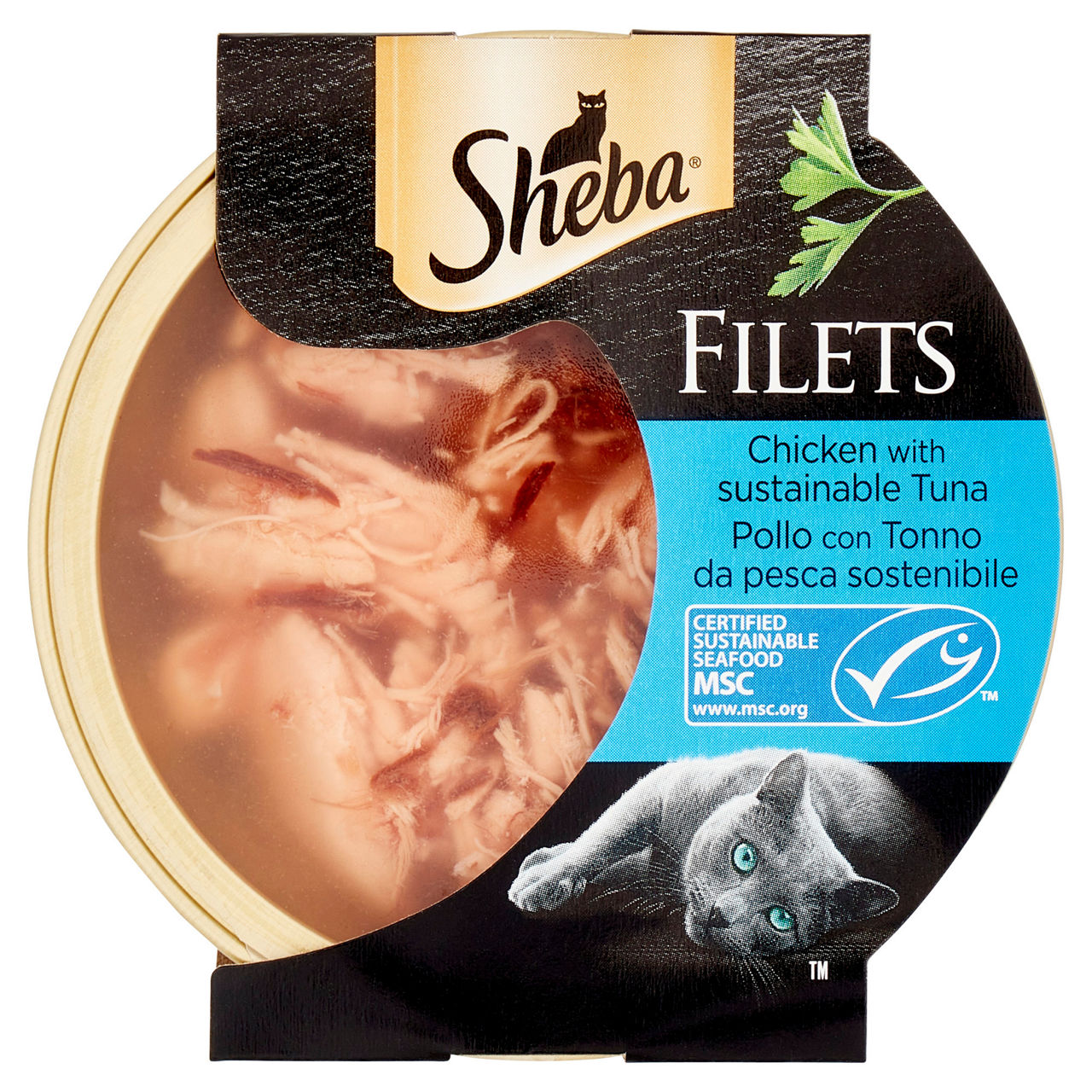 Umido per gatti filetti pollo e tonno 60 gr