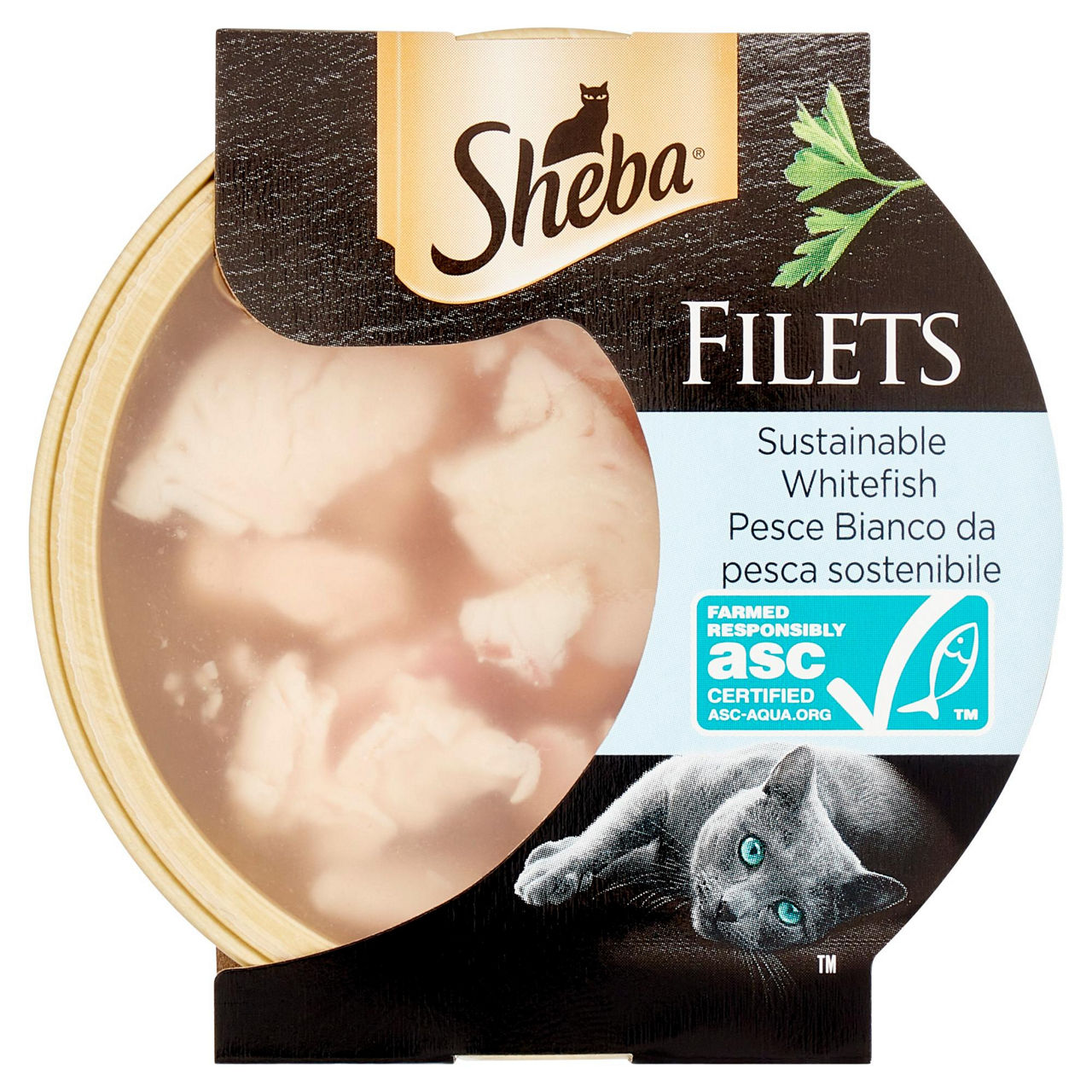 Umido per gatti filetti di pesce bianco 60 gr