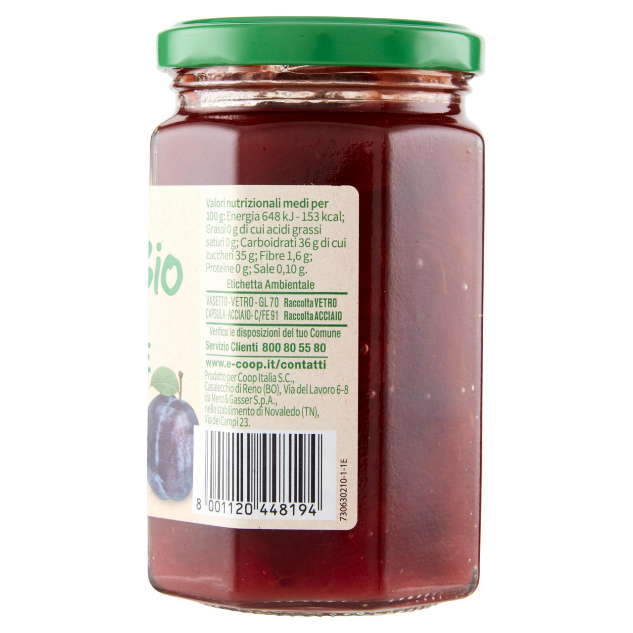 Preparato di prugne bio 330 gr - Immagine 11