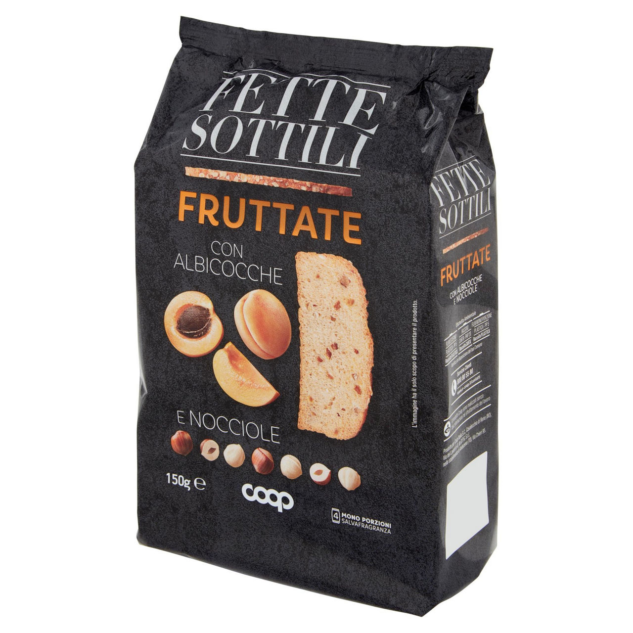 Fette biscottate sottili con albicocche e nocciole 150 gr - Immagine 21
