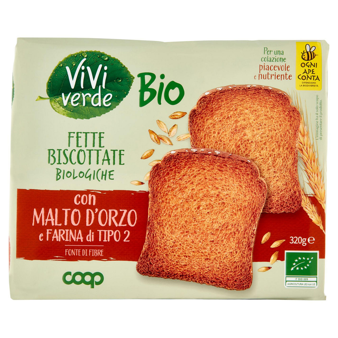 Fette biscottate bio 320 gr - Immagine 01