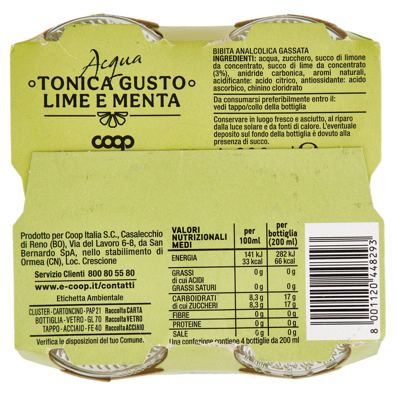 Tonica lemon e mint coop cluster ml 200 x 4 - Immagine 61
