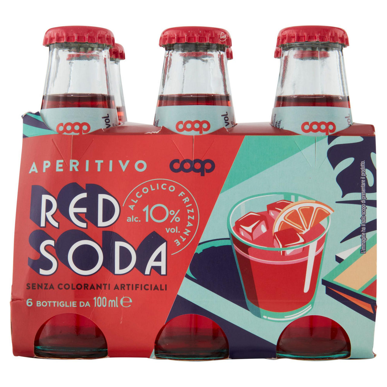 Aperitivo alcolico sodato 10 gradi coop cluster ml 100 x 6 - Immagine 21
