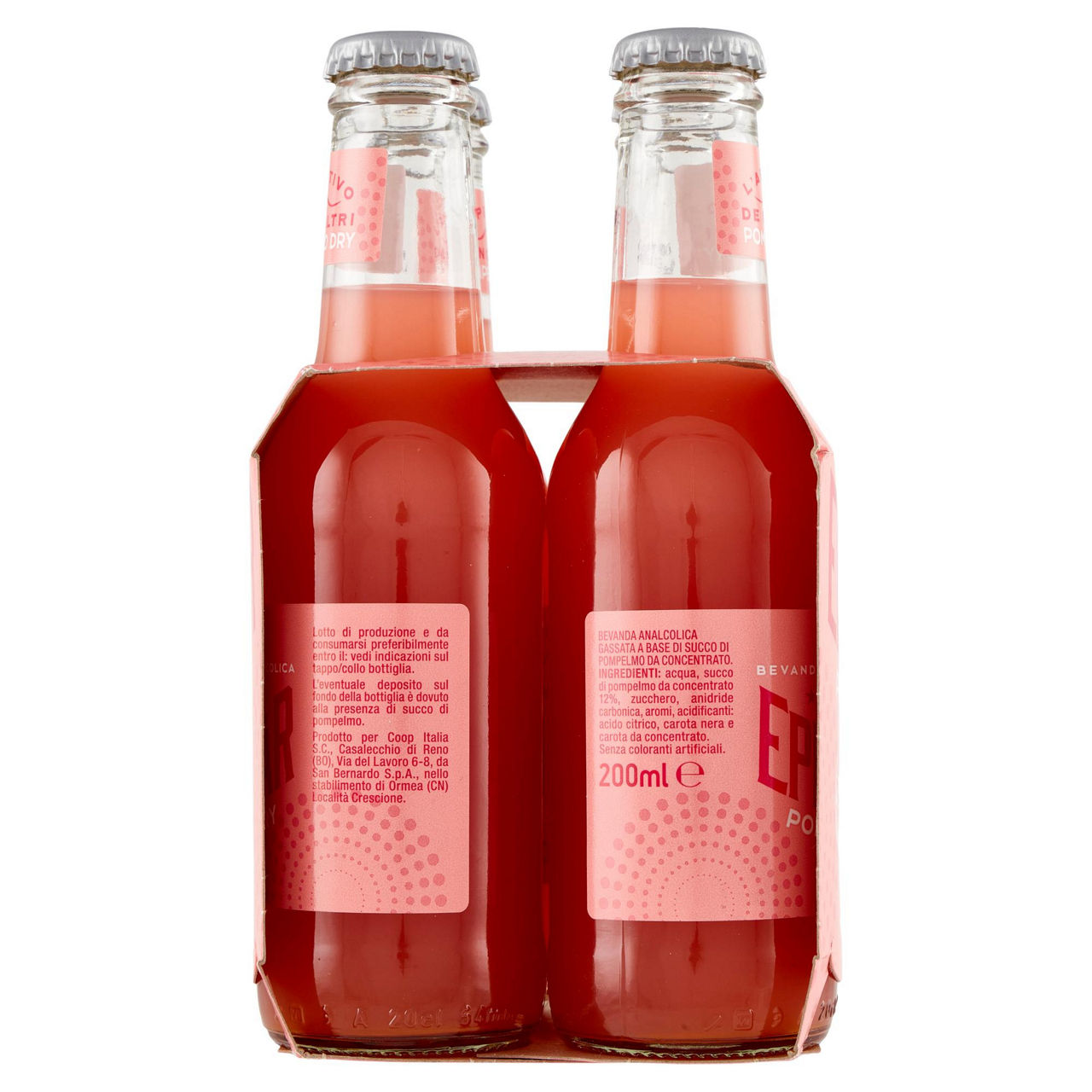 Aperitivo analcolico al pompelmo 4 pz x 200 ml - Immagine 51