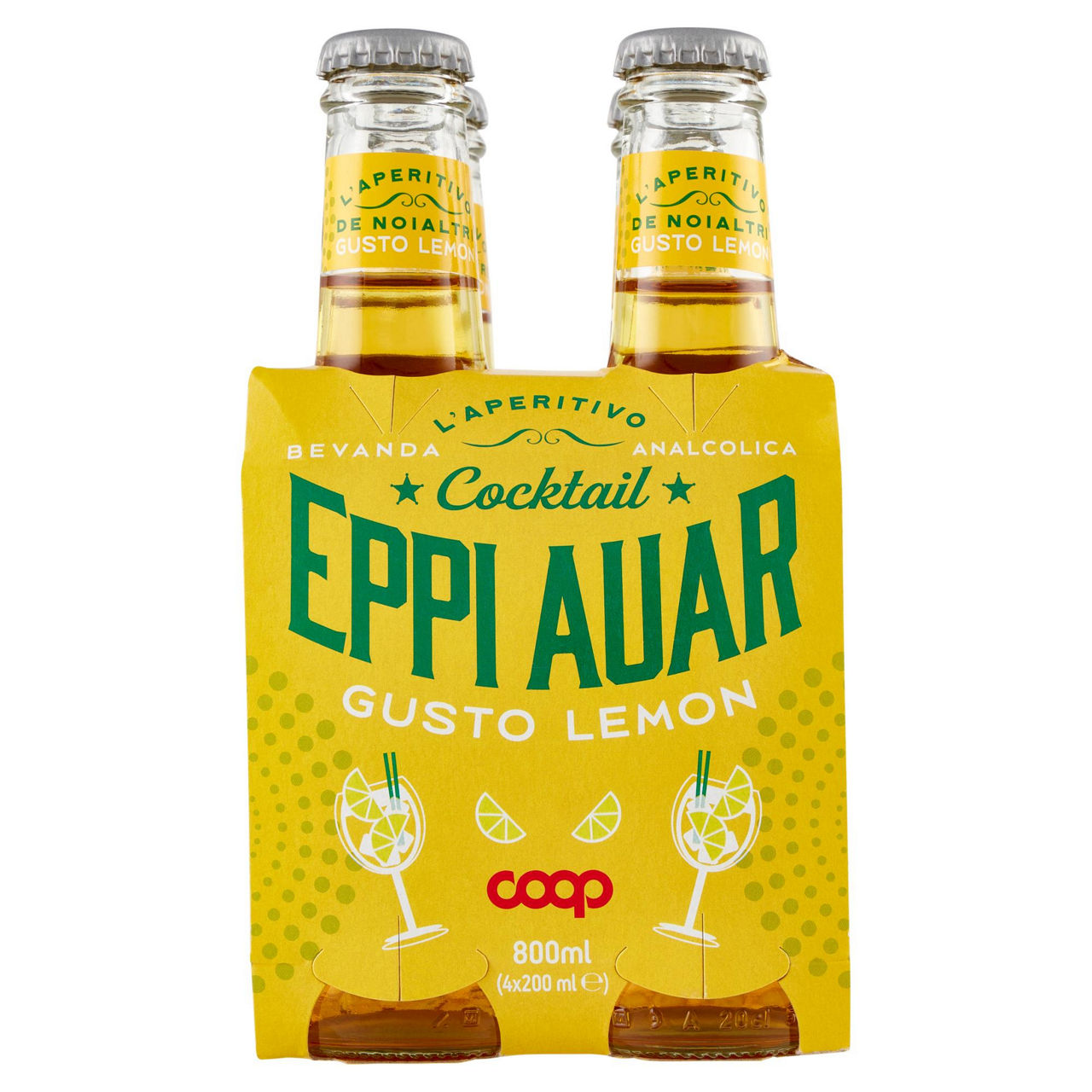 Aperitivo analcolico al limone 4 pz x 200 ml - Immagine 01